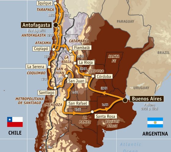 Rally Dakar 2010 Argentina Chile